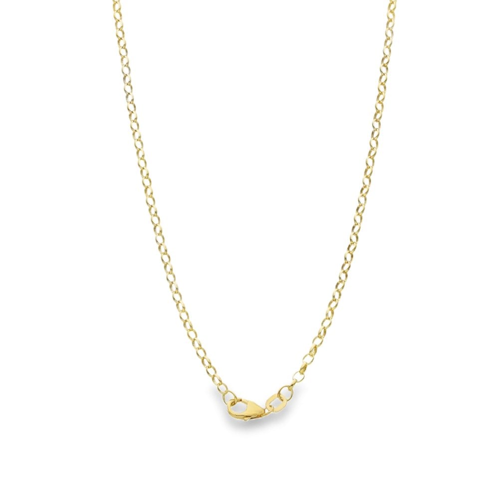 9ct Yellow Gold Belcher Chain - 18" - 3.8g