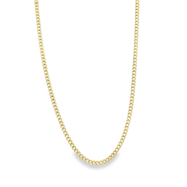 9ct Yellow Gold Curb-Link Chain - 24" - 13.7g