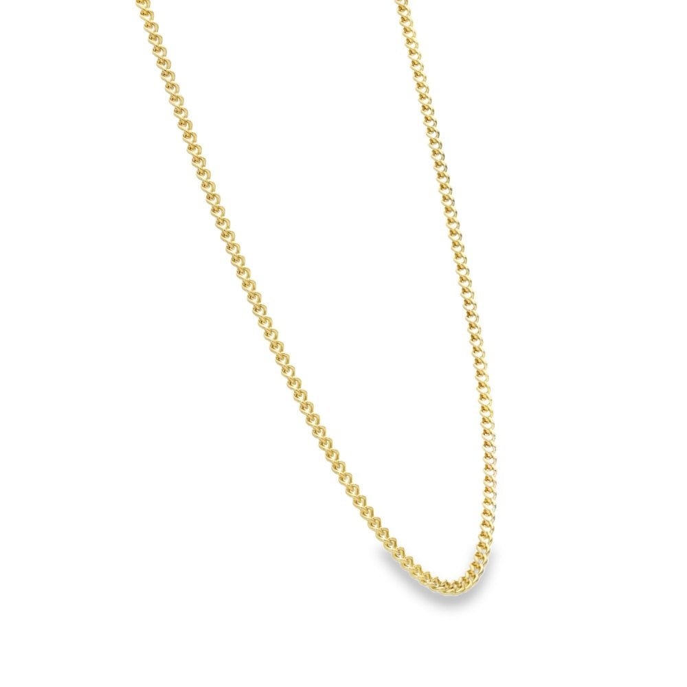 9ct Yellow Gold Curb-Link Chain - 24" - 13.7g
