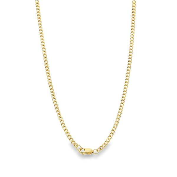 9ct Yellow Gold Curb-Link Chain - 24" - 13.7g