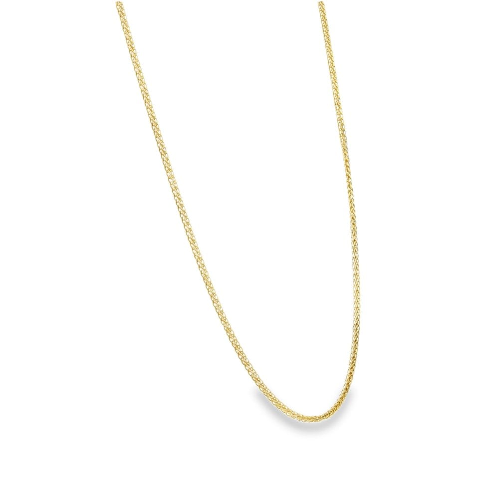 9ct Yellow Gold Foxtail-Link Chain - 18" - 4.3g