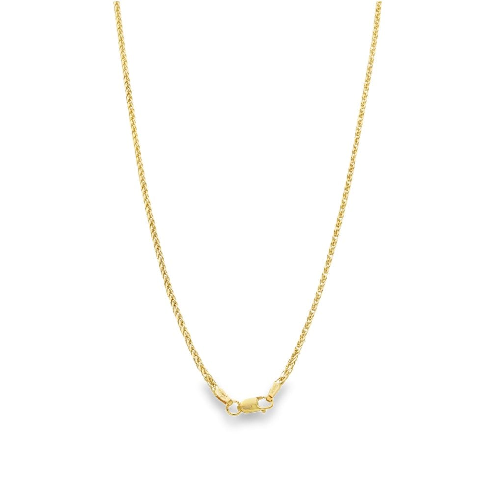 9ct Yellow Gold Foxtail-Link Chain - 18" - 4.3g