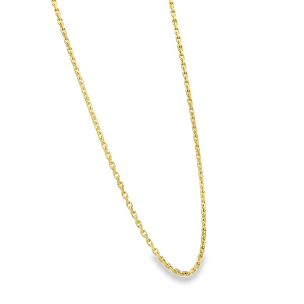 9ct Yellow Gold Trace-Link Chain - 18" - 10.0g