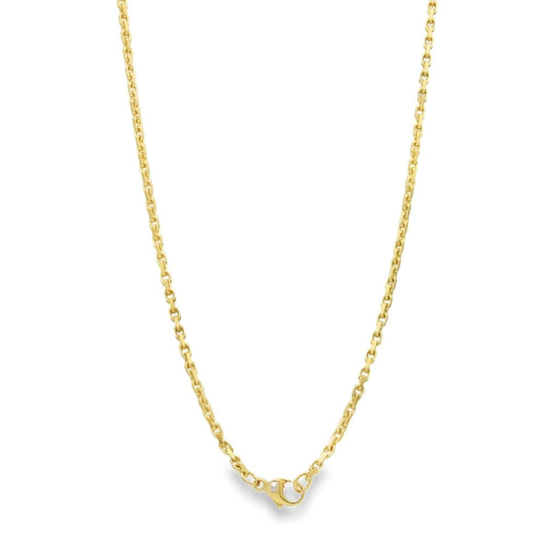 9ct Yellow Gold Trace-Link Chain - 18" - 10.0g