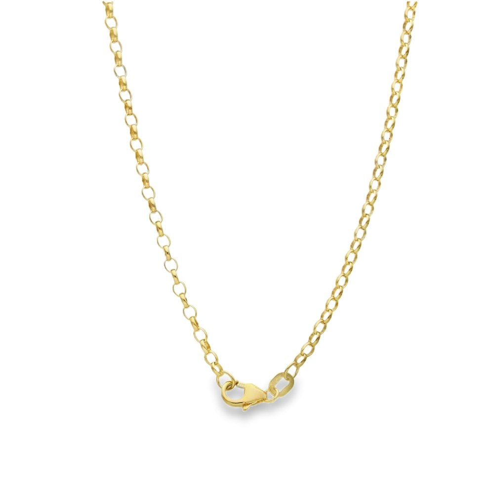 9ct Yellow Gold Belcher Chain - 18" - 3.7g