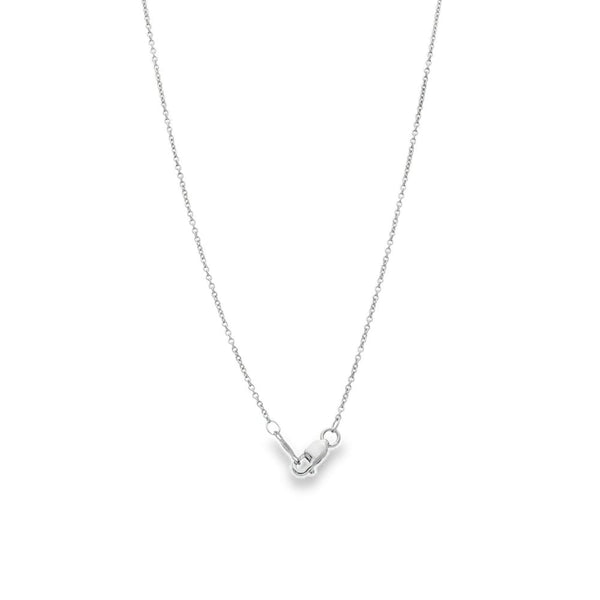 14ct White Gold 0.75ct Diamond Pendant & Necklace - 18" - 4.8g