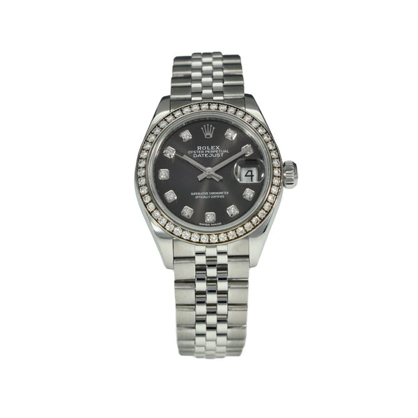 Datejust 28 279384RBR - Ladies Watch - Diamond Bezel - 2017