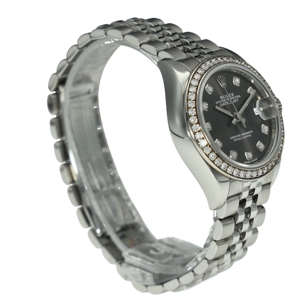 Datejust 28 279384RBR - Ladies Watch - Diamond Bezel - 2017
