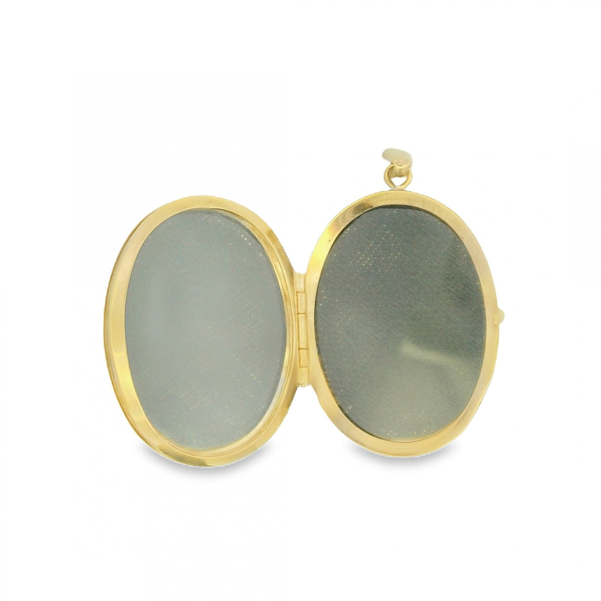 9ct Yellow Gold Patterned-Edge Locket - 19x25x7mm - 3.5g