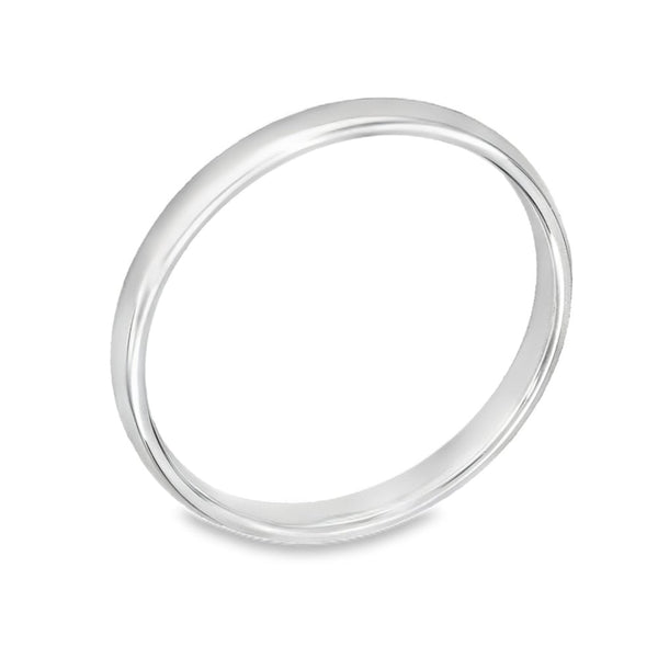 2mm Platinum Light Weight Wedding Band -Size N