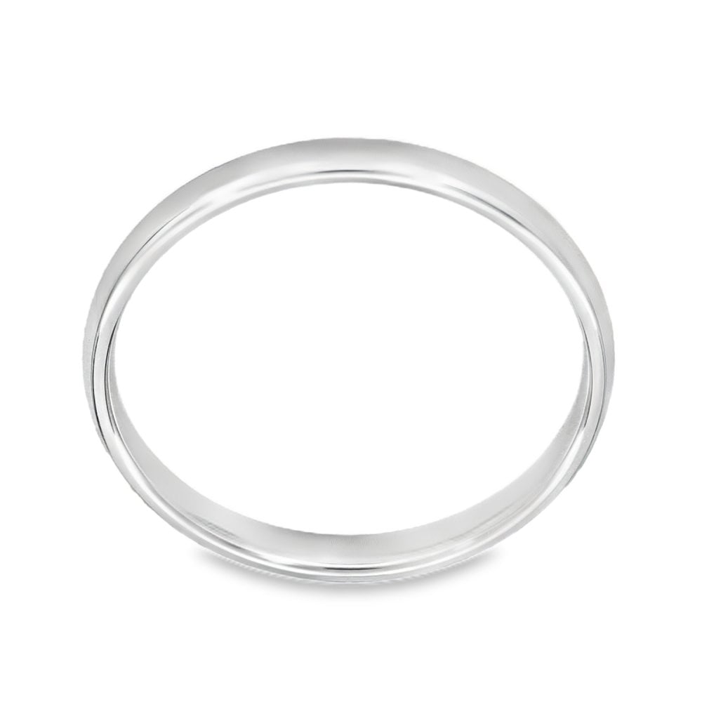2mm Platinum Light Weight Wedding Band -Size N