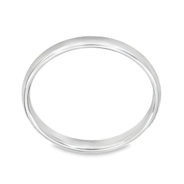 2mm Platinum Light Weight Wedding Band -Size N