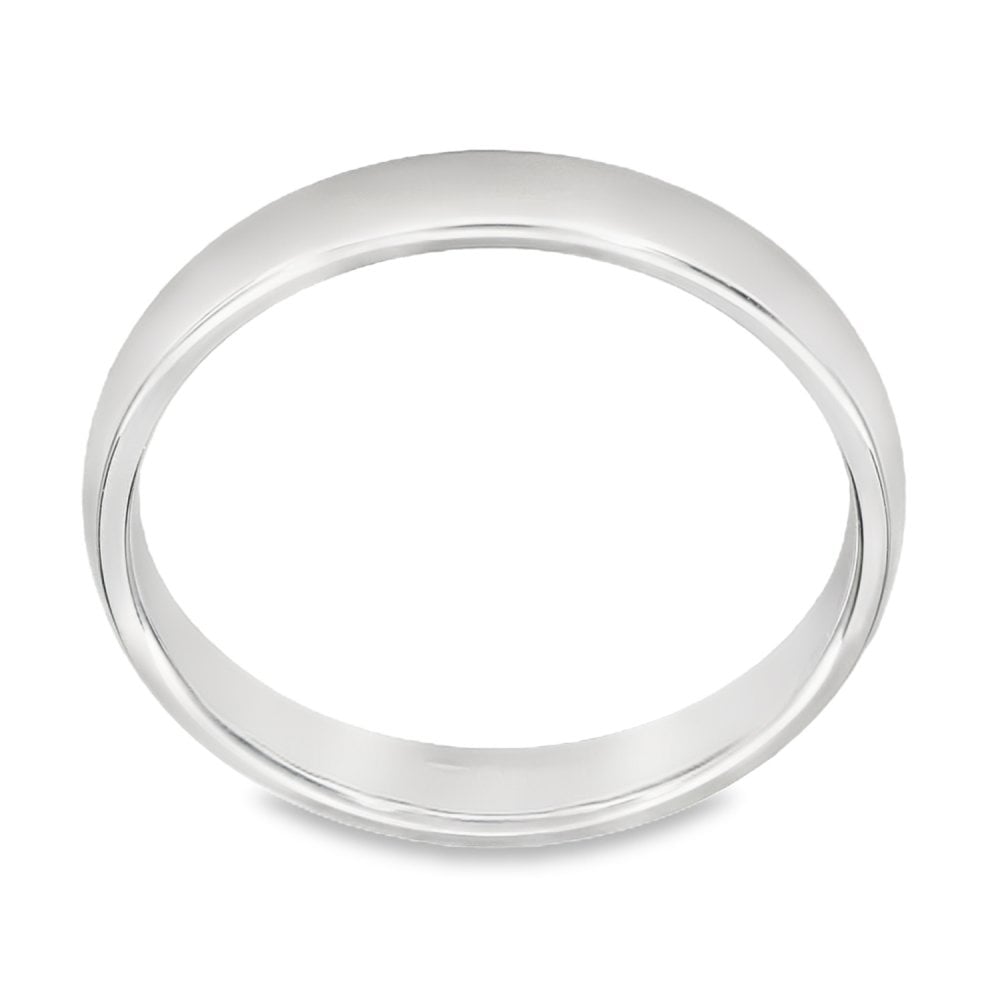 3mm Platinum Light Weight Wedding Band - Size N
