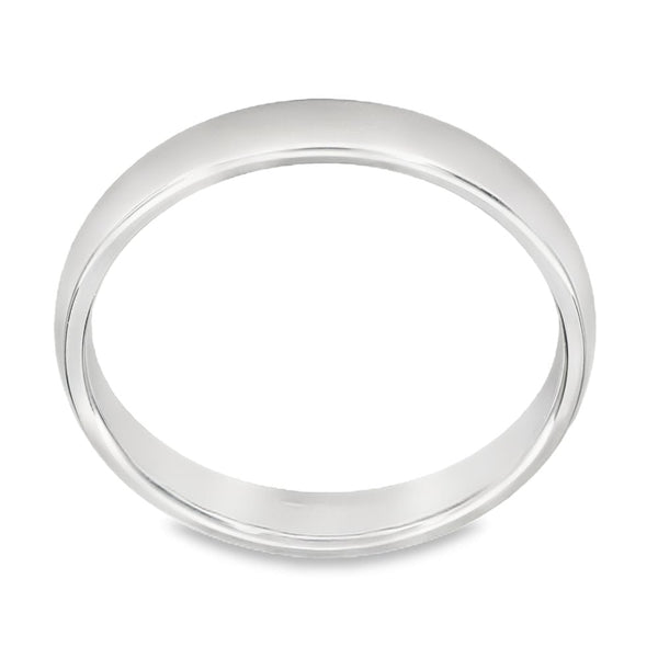 3mm Platinum Light Weight Wedding Band - Size N