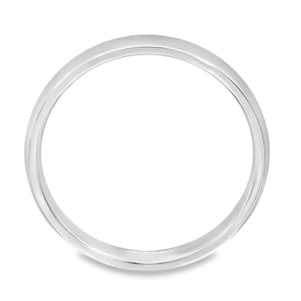 3mm Platinum Light Weight Wedding Band - Size N