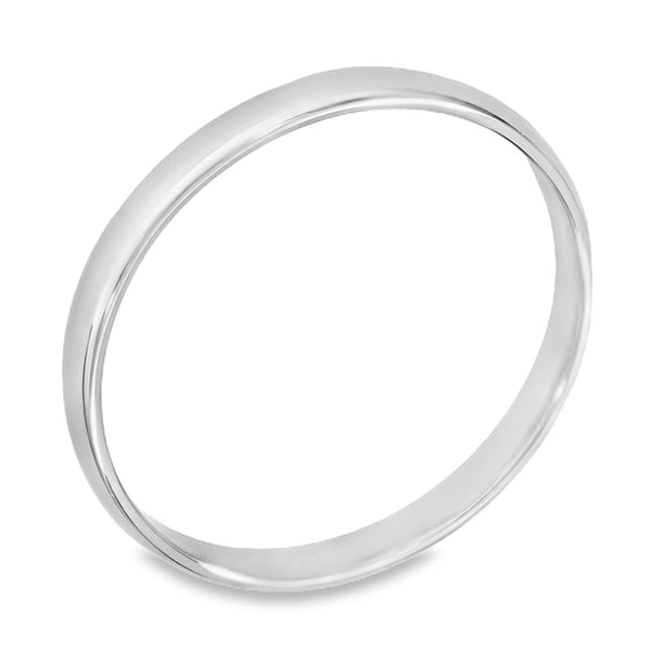 2mm Platinum Light Weight Wedding Band - Size N