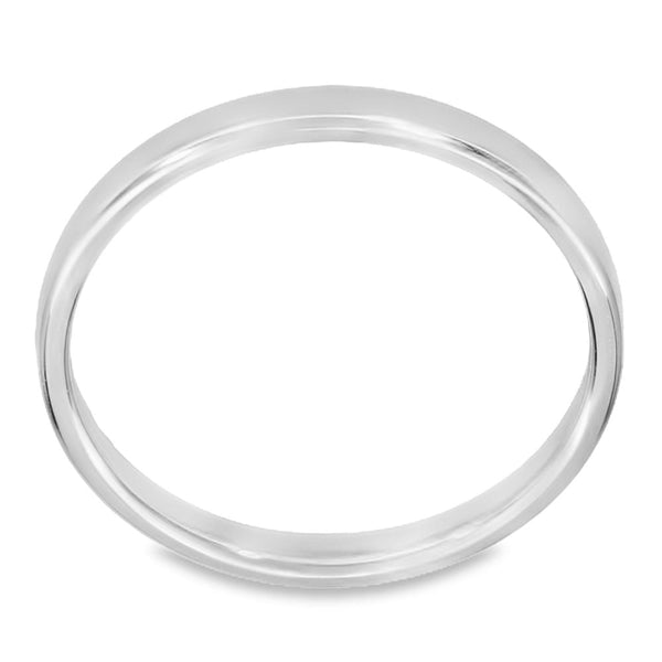 2mm Platinum Blended Court Wedding Band - Size N