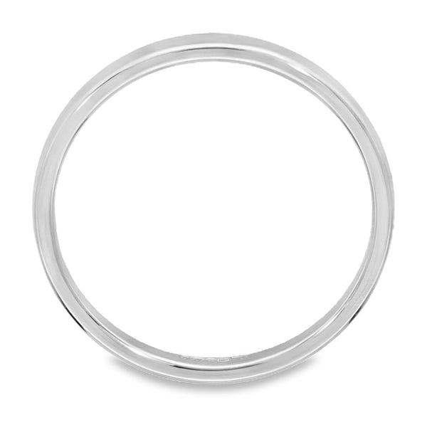 2mm Platinum Blended Court Wedding Band - Size N