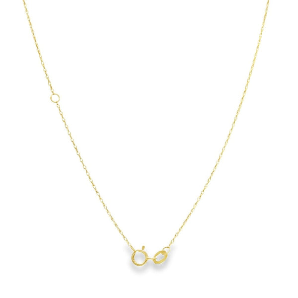 9ct Yellow Gold Pearl Pendant & 18" Chain