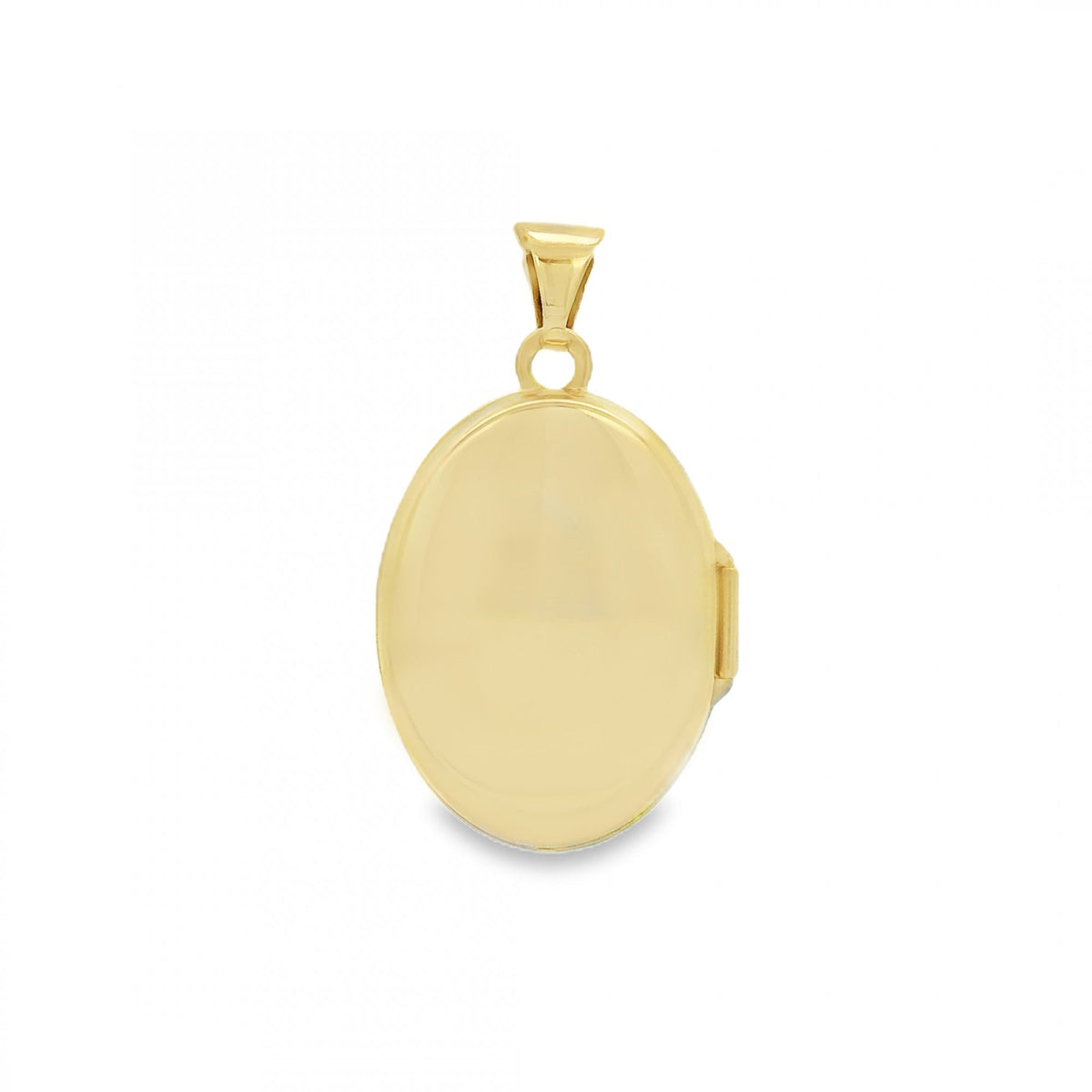 9ct Yellow Gold Flower Mum Locket - 15x20x4mm - 1.8g