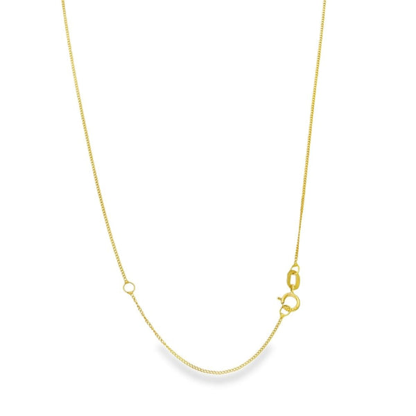 9ct Yellow Gold Amethyst & Diamond Pendant & Necklace - 18"