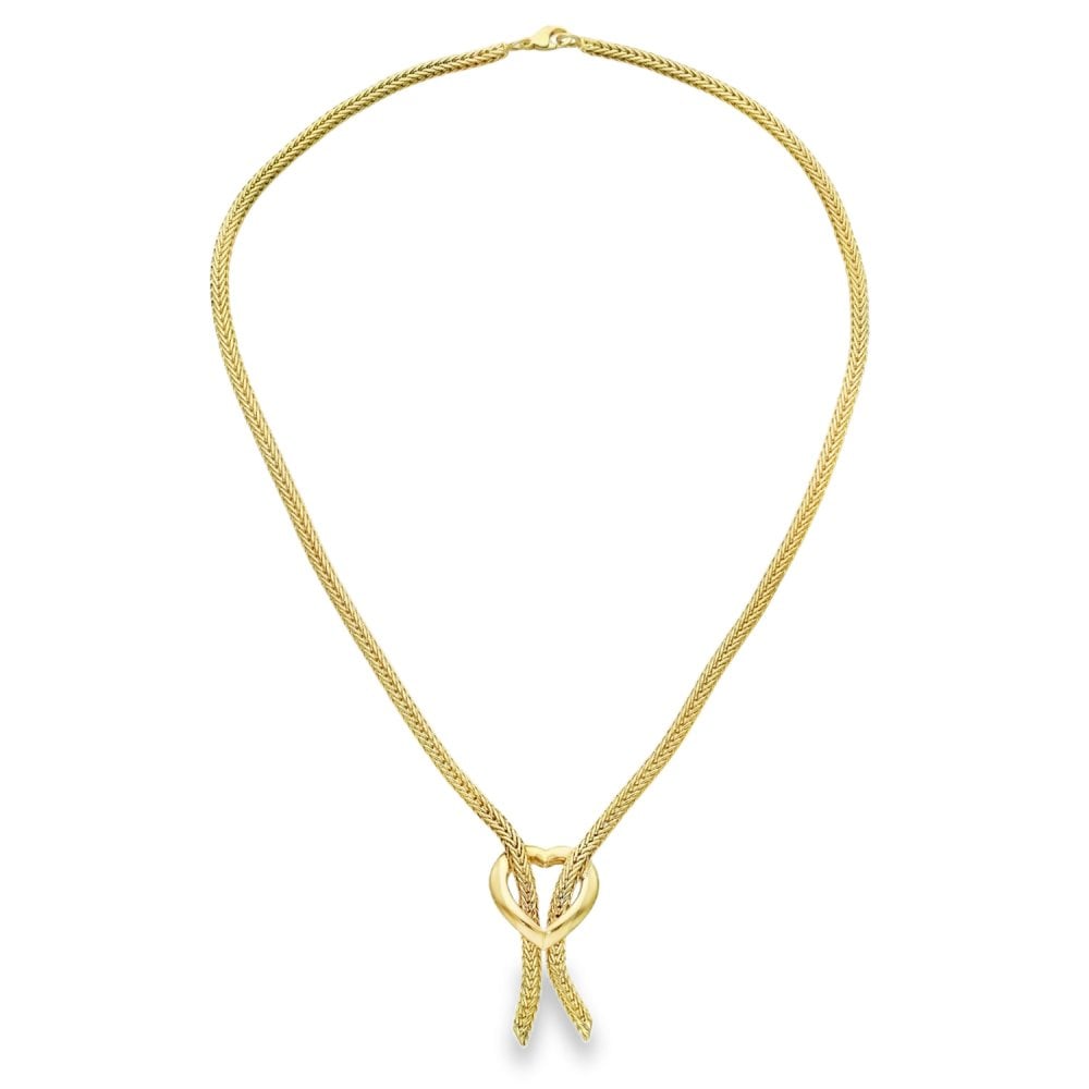 9ct Yellow Gold Foxtail Chain - 16" - 14.7g