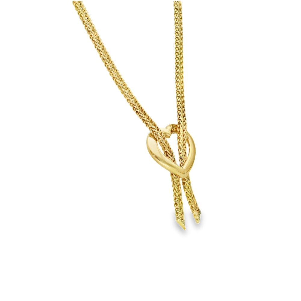 9ct Yellow Gold Foxtail Chain - 16" - 14.7g