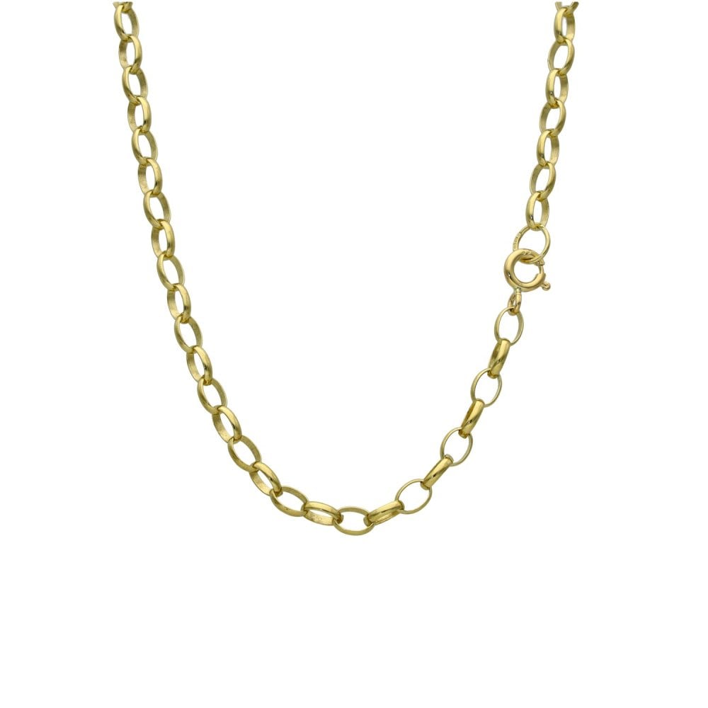 1918 Yellow Gold Half Sovereign Coin Pendant & Chain - 23"