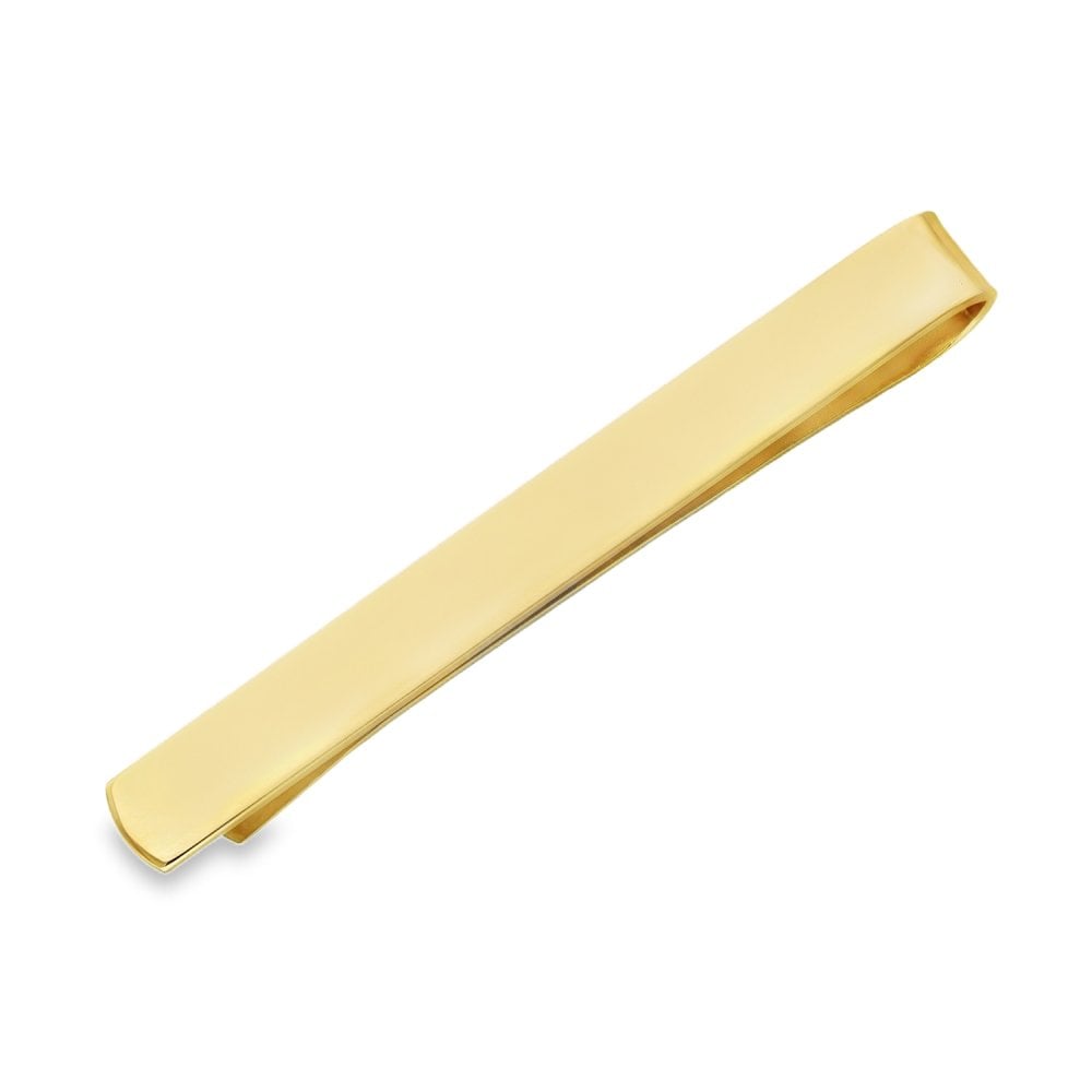 9ct Yellow Gold Plain Tie Slide - 6x56x7mm - 6.3g