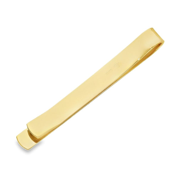 9ct Yellow Gold Plain Tie Slide - 6x56x7mm - 6.3g