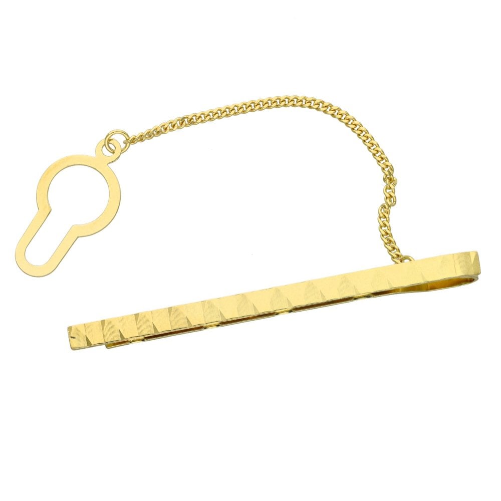 9ct Yellow Gold Tie Slide - 49x3x5mm - 2.5g