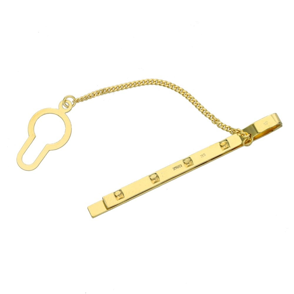 9ct Yellow Gold Tie Slide - 49x3x5mm - 2.5g