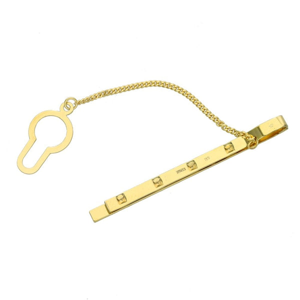 9ct Yellow Gold Tie Slide - 49x3x5mm - 2.5g