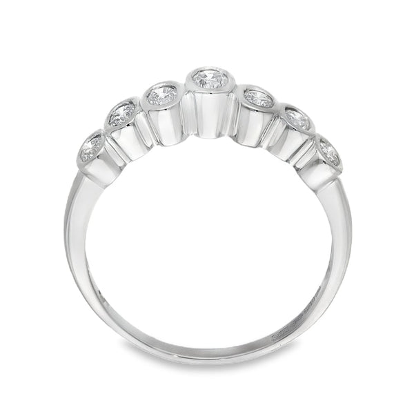 Ladies 18ct White Gold Diamond Eternity Ring - 0.52ct