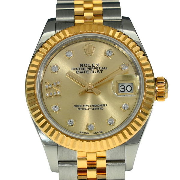 Lady Datejust 279173 - Champagne Diamond Dial - 2018