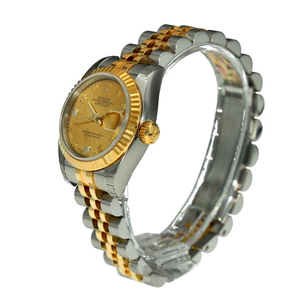 Lady Datejust 179173 - Stickered Watch - Diamond Dial - 2006