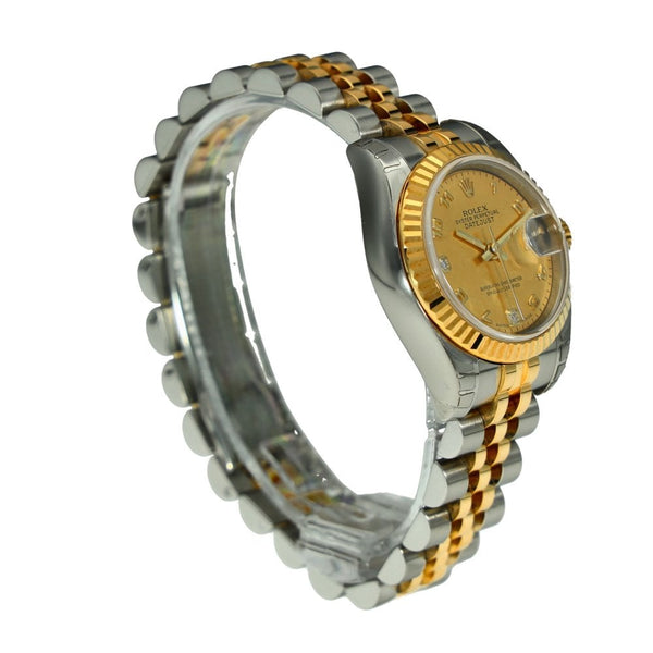 Lady Datejust 179173 - Stickered Watch - Diamond Dial - 2006