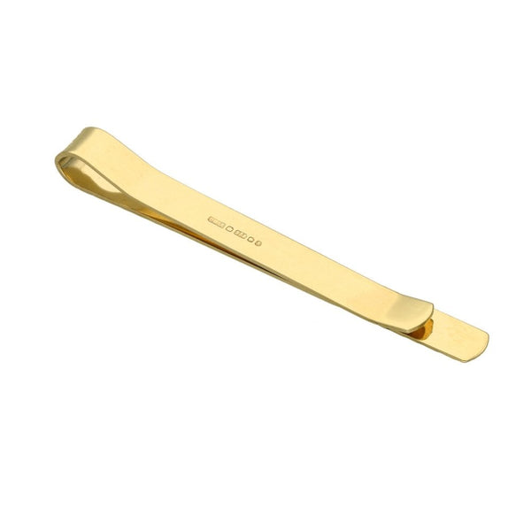 9ct Yellow Gold ID Tie Slide - 4x42x4mm - 1.7g