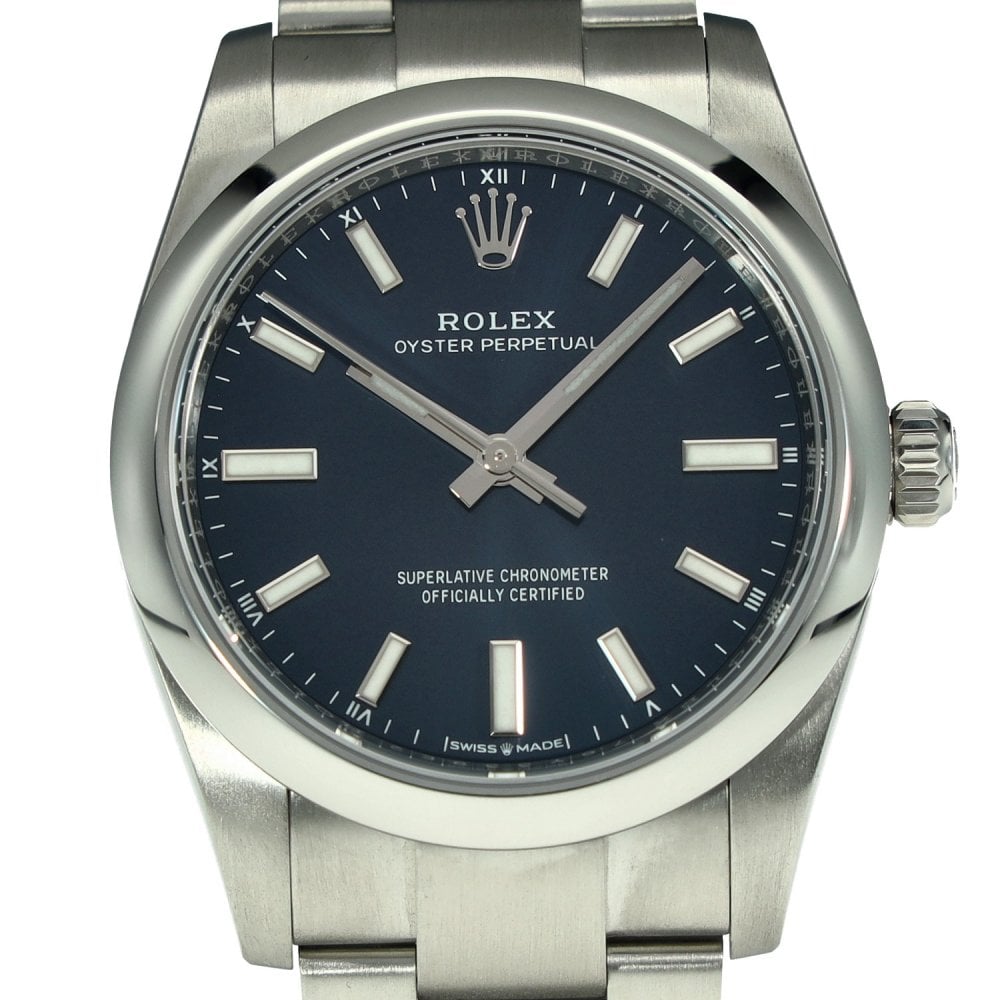 Oyster Perpetual 34 124200 - Blue Dial - 2023