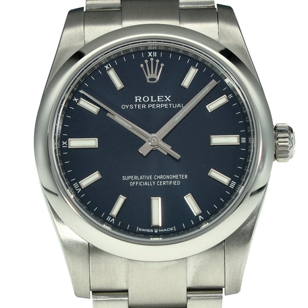 Oyster Perpetual 34 124200 - Blue Dial - 2023