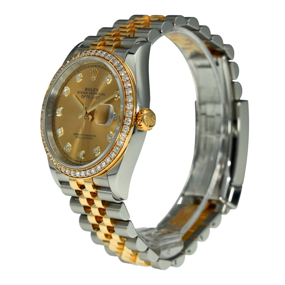 Datejust 36 126283RBR  - Diamond Bezel - 2019
