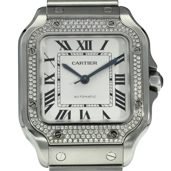Santos W4SA0005 - Diamond Bezel - 2023  - Spare Leather Strap