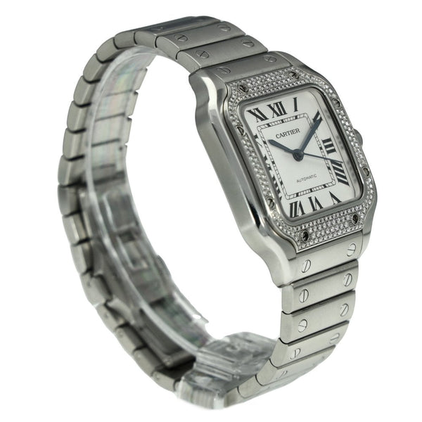Santos W4SA0005 - Diamond Bezel - 2023  - Spare Leather Strap