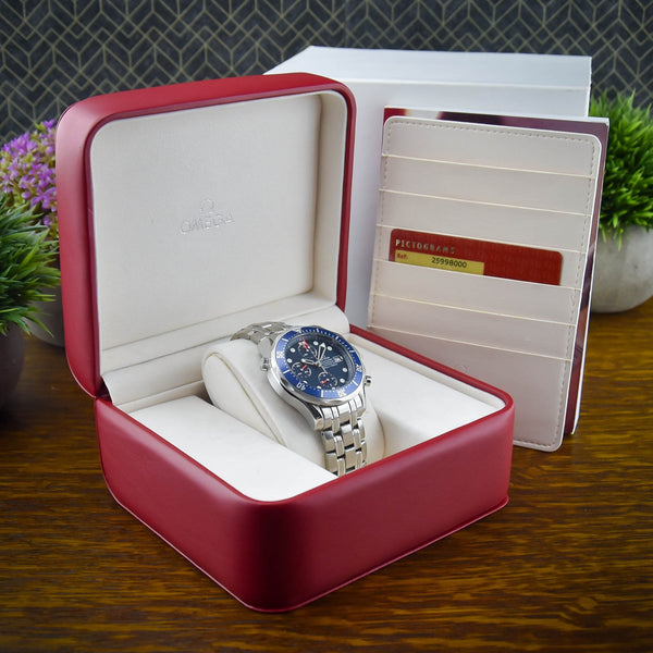 Seamaster 2599.80.00 – Blue Chronograph Dial – Circa 2002