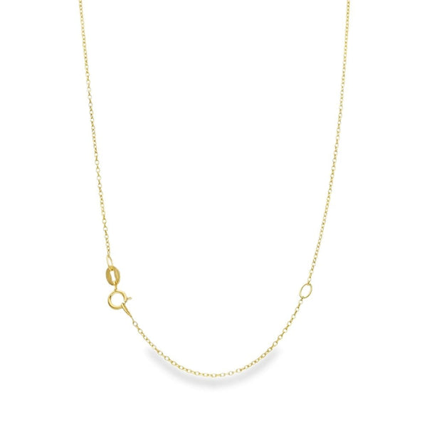 1.00ct Yellow Gold Diamond L Initial Pendant & Chain - D/E/VS1