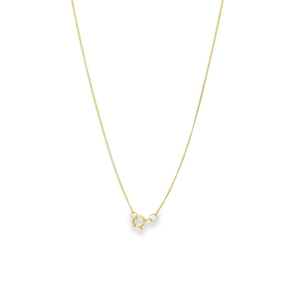9ct Yellow Gold Pink & Green CZ Apple Pendant & Necklace - 18"