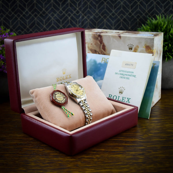 Lady-Datejust 69173 - Champagne Jubilee Dial - 1992