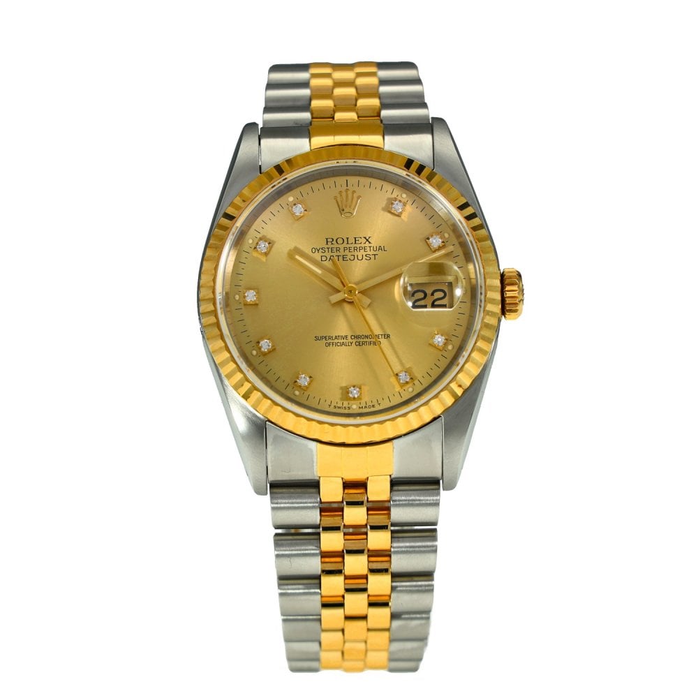 Datejust 16233 - Champagne Diamond Dial - 1994