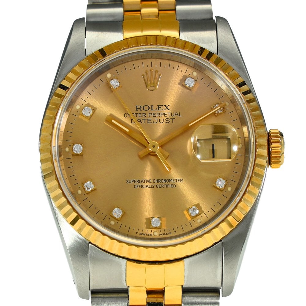Datejust 16233 - Champagne Diamond Dial - 1991