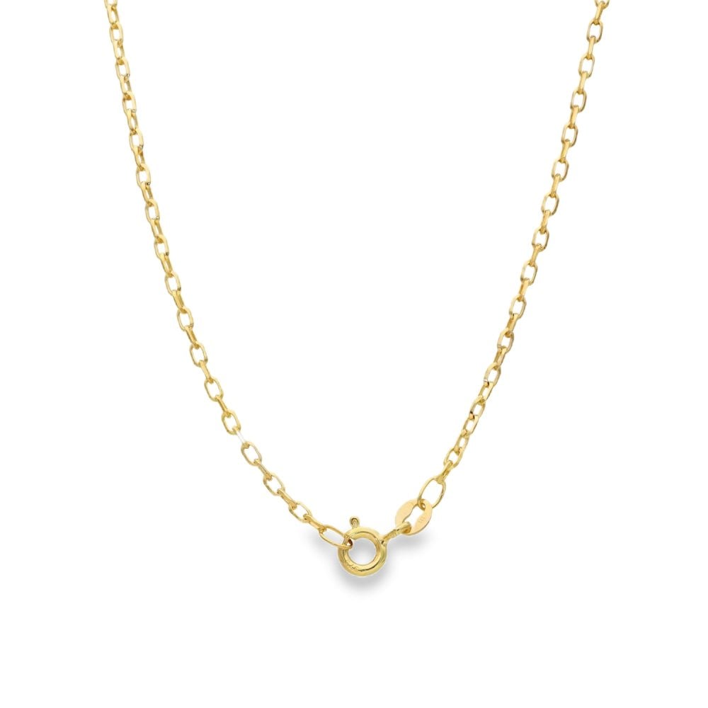9ct Yellow Gold Belcher Chain - 24" - 3.5g